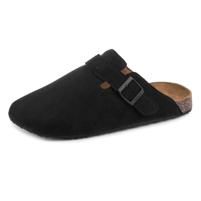 totes® Ladies PU Clog Black Extra Image 1